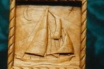 Engagement ring box with sailboat